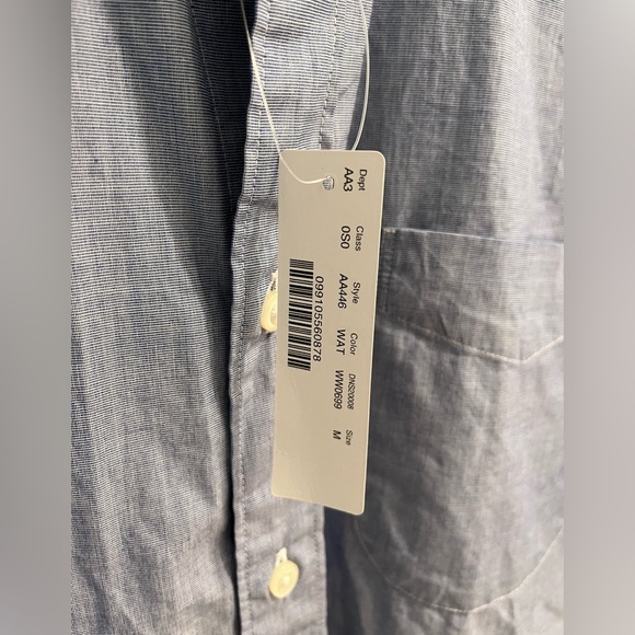 J. Crew Slim Stretch Men's Blue Gray Long Sleeve Button Down Shirt. Size M - Picture 5 of 6